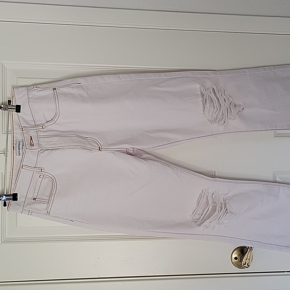 Weworewhat white cotton jeans